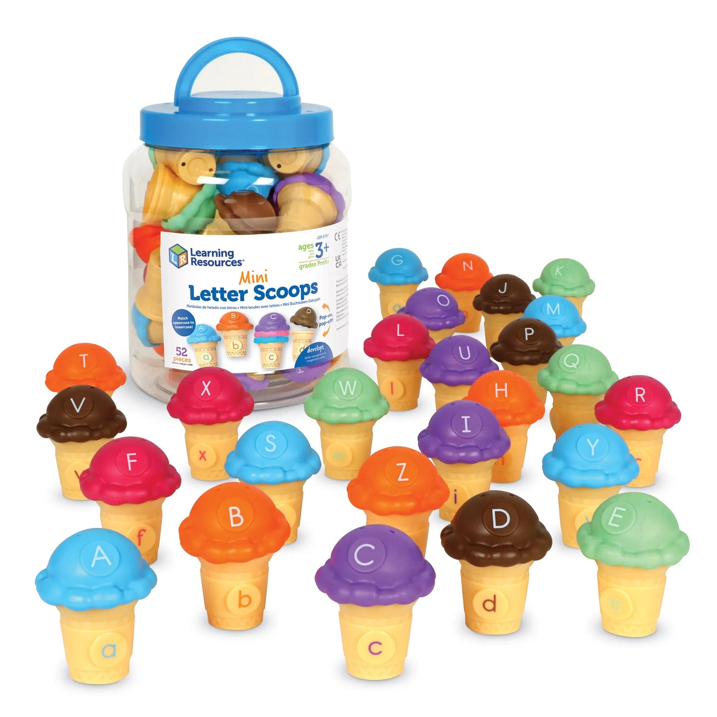 Learning Resources Mini Letter Scoops