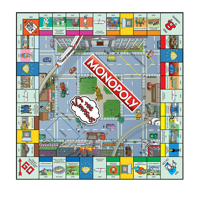 Monopoly The Simpsons Board Game 大富翁辛普森一家棋盤遊戲