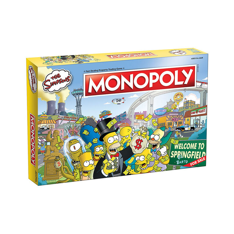 Monopoly The Simpsons Board Game 大富翁辛普森一家棋盤遊戲