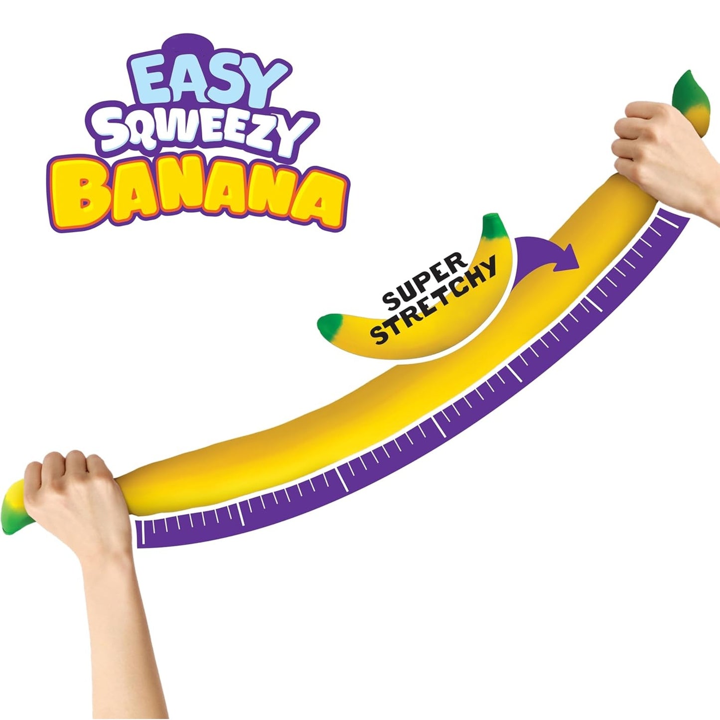 Easy Sqweezy Giant Stretchy Banana 巨型彈力香蕉減壓神器