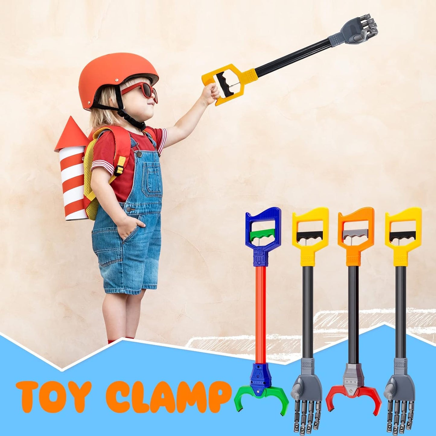 Interactive Grabber Claw Robot Arm Pack Reacher Pickup Tool 互動式抓取爪機器人手臂套裝