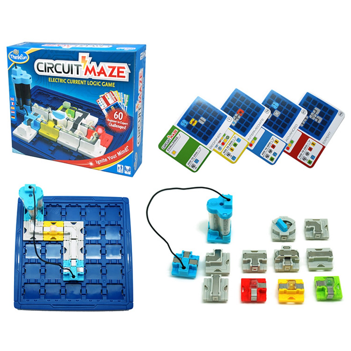 Thinkfun Circuit Maze Electronic Current Logic Game 電子電流邏輯遊戲
