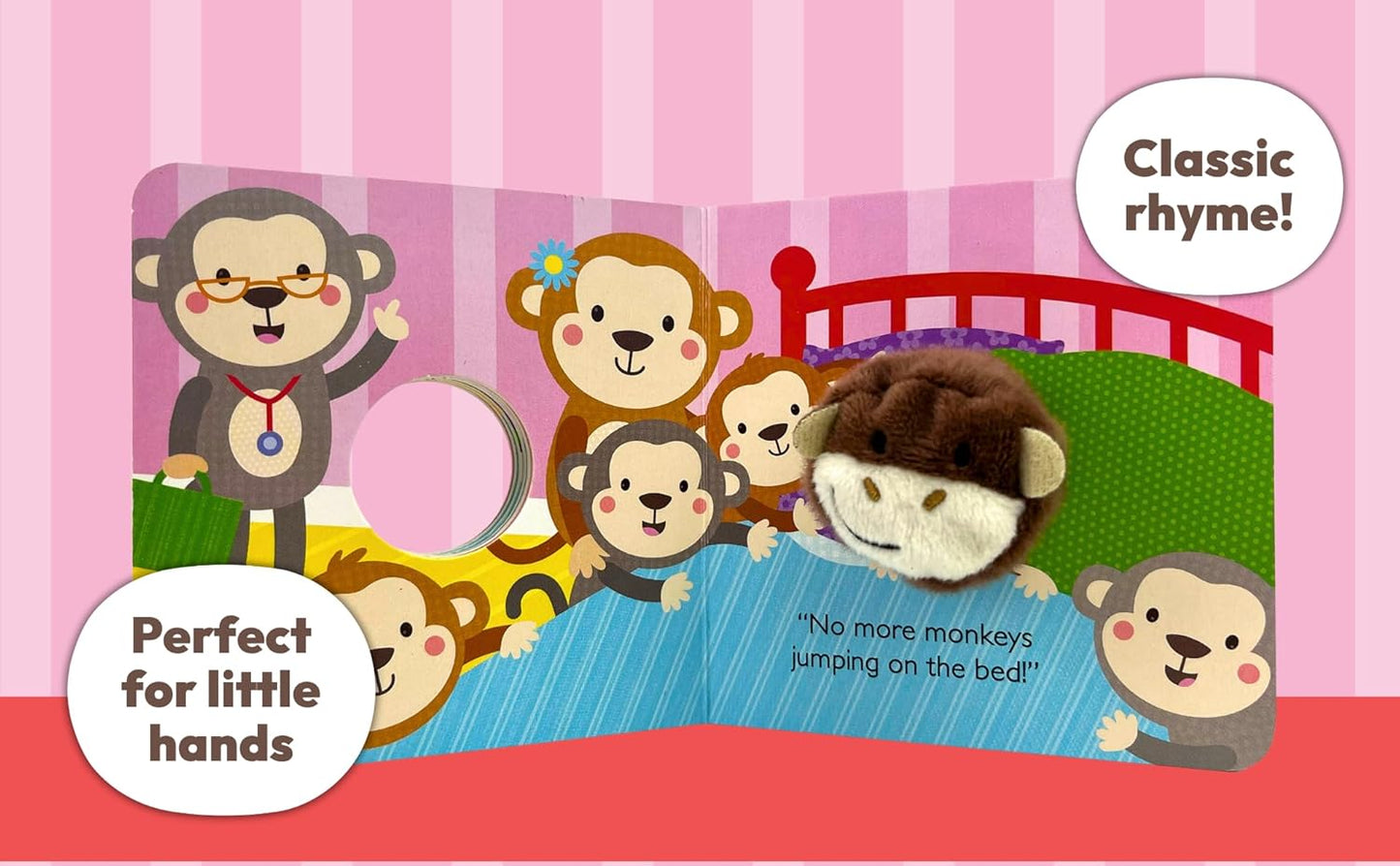 Five Little Monkeys Finger-puppet Book 五隻小猴子手指偶書