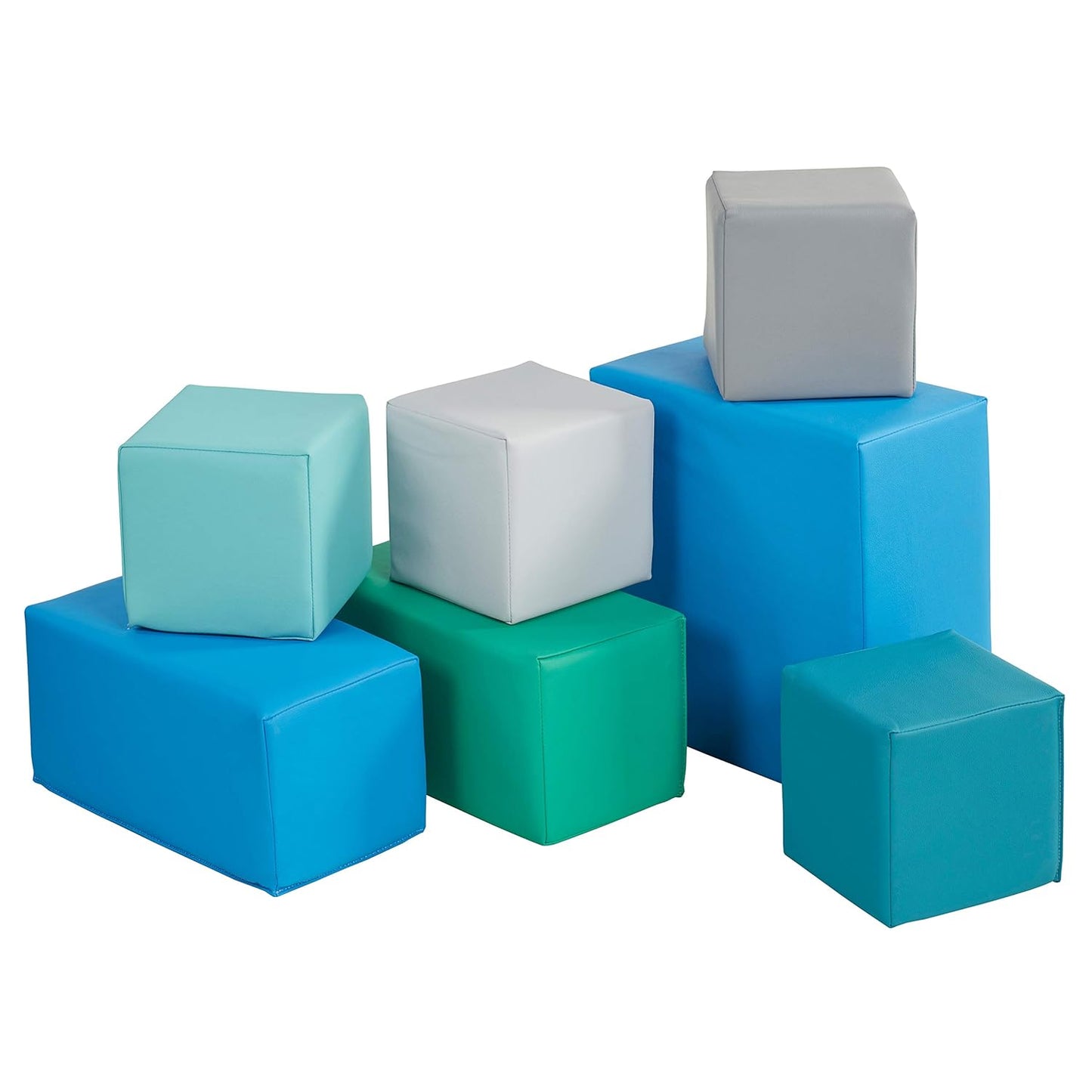 Softy Play Toddler Foam Building Blocks Set of 7件套裝 幼兒泡棉積木
