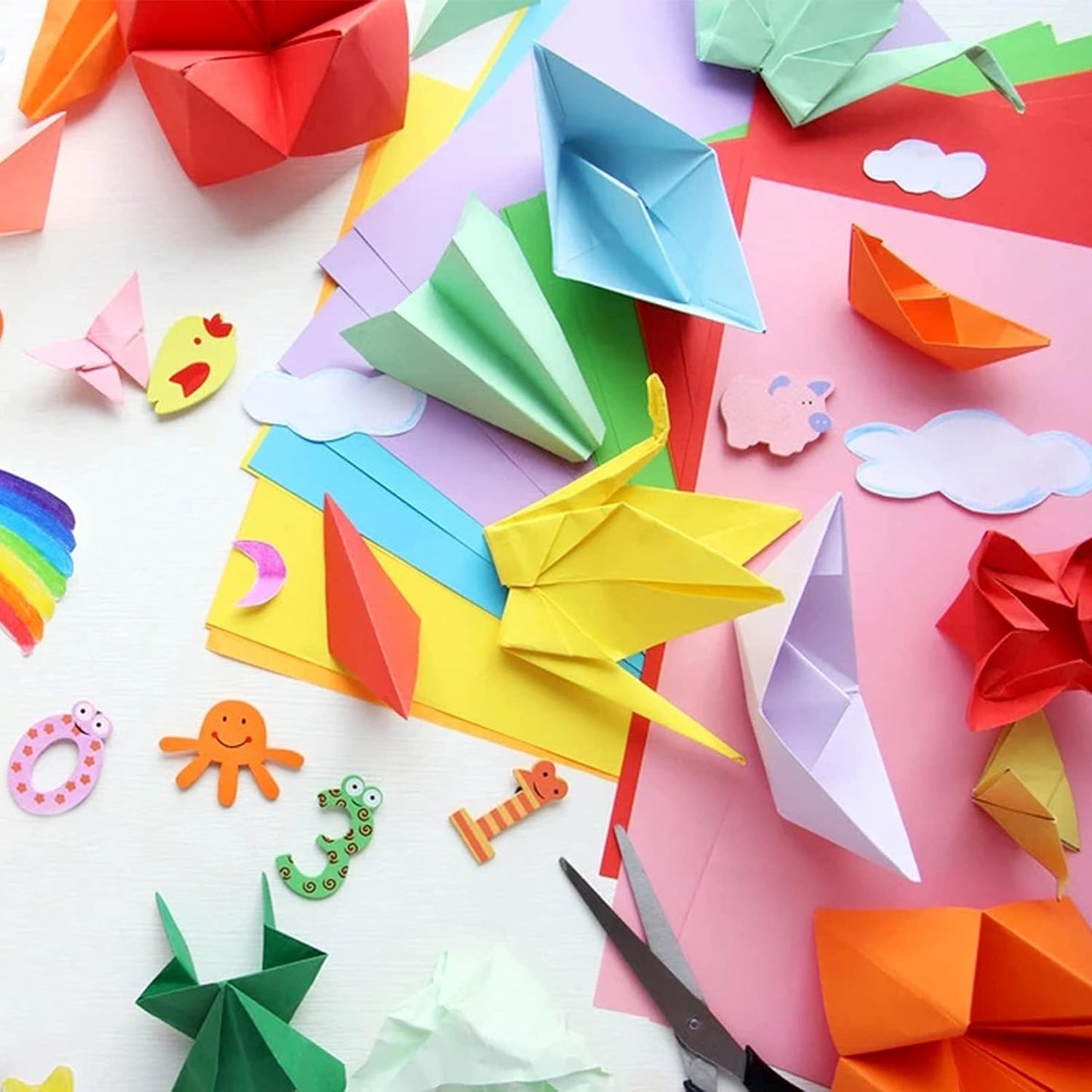 A4-80gm Colored Origami Art Paper Double Side Set of 100張 A4 雙面彩色手工紙