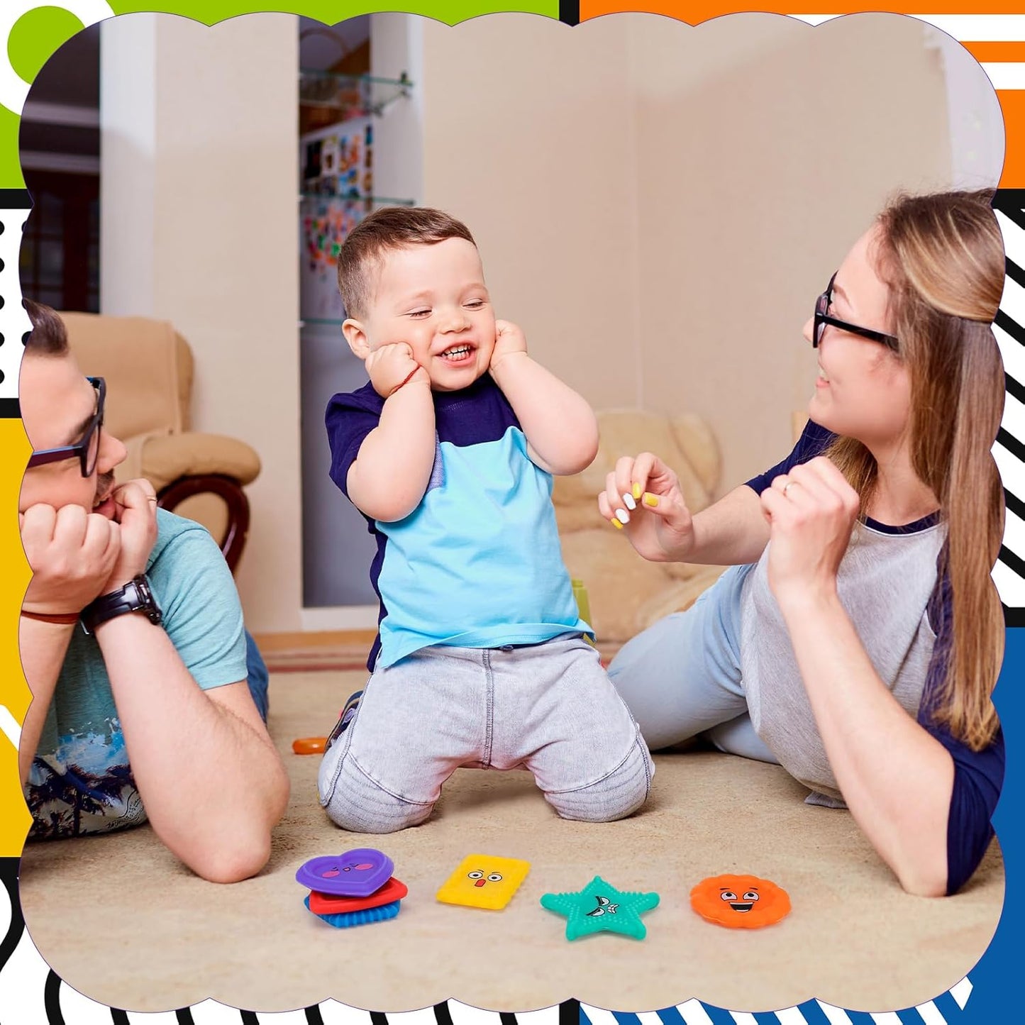 Fidget Squishy Sensory Toys - Emotion Set of 6件感官質感減壓玩具套裝 - 表情款