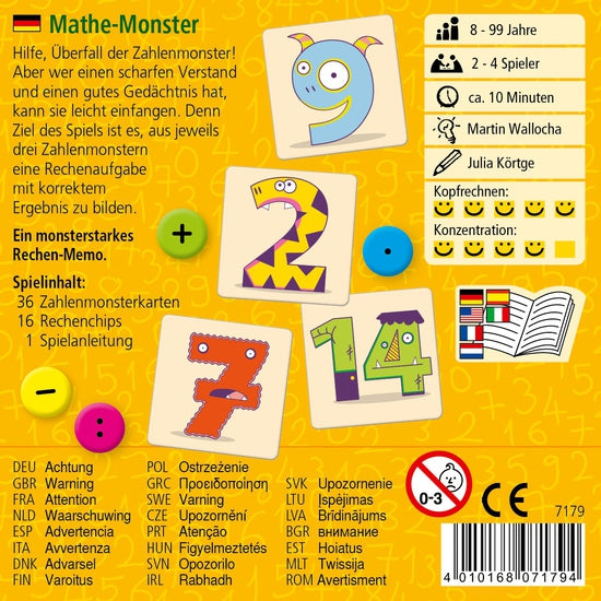 Haba Math Monster Mini Game 怪獸數學 – MY SCHOOL BUS
