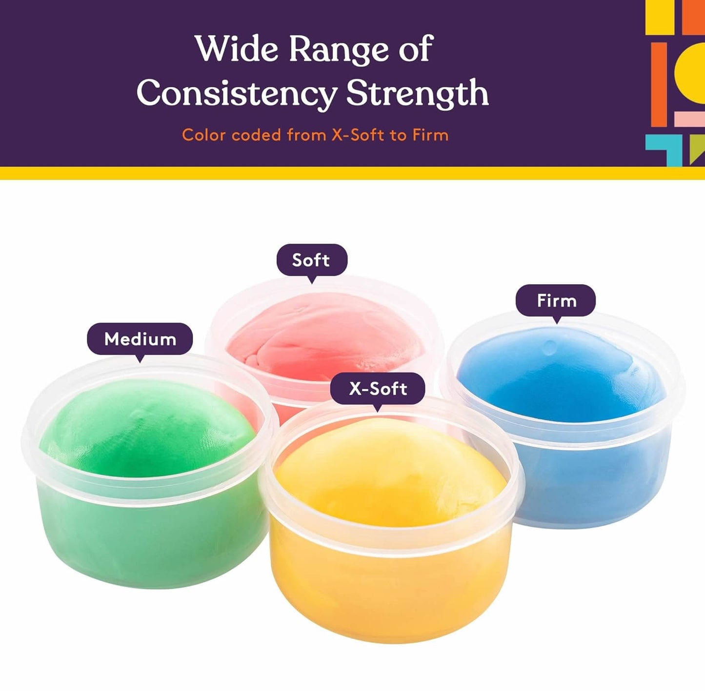 Hand Therapy Putty, set of 4 練力膠4個套裝