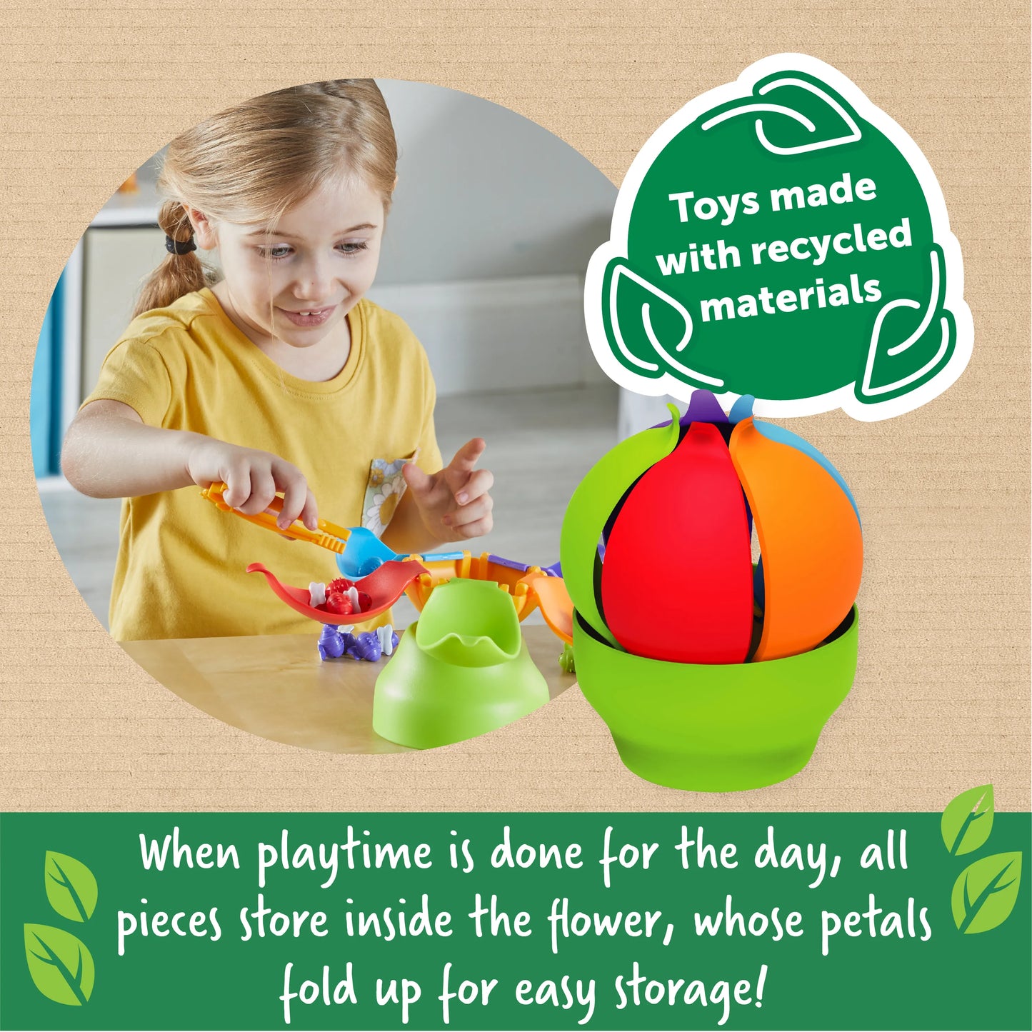 Learning Resource Blooming Balance Bees Fine Motor Sorting Set