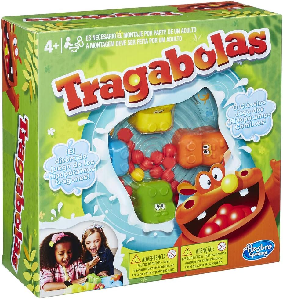 Hasbro Tragabolas Hungry Hungry Hippos Game 貪吃河馬遊戲