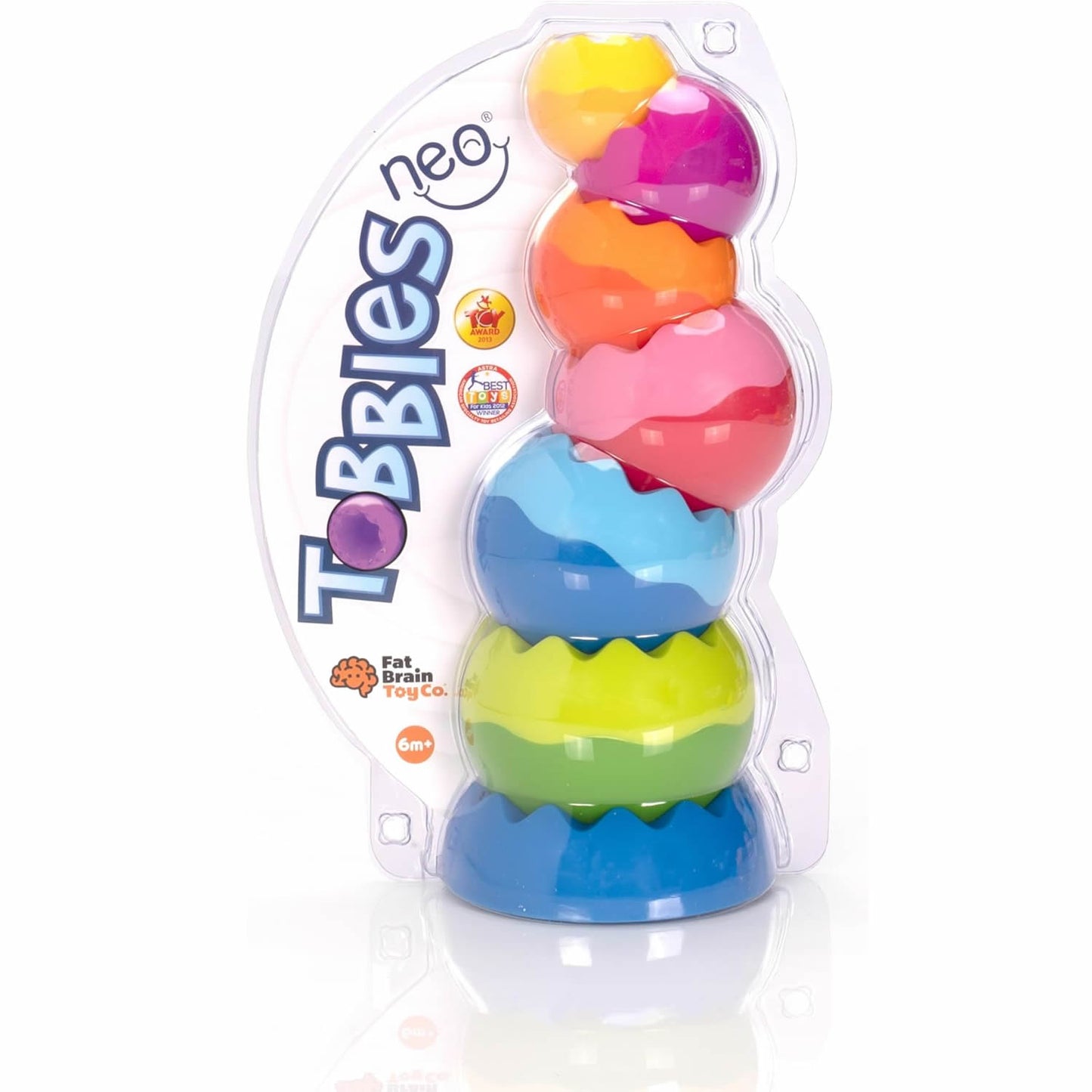 Fat Brain Toys Tobbles Neo 可堆疊的球體感官探索玩具