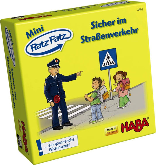 HABA Mini Ratz Fatz - Safe in Road Traffic Mini Game