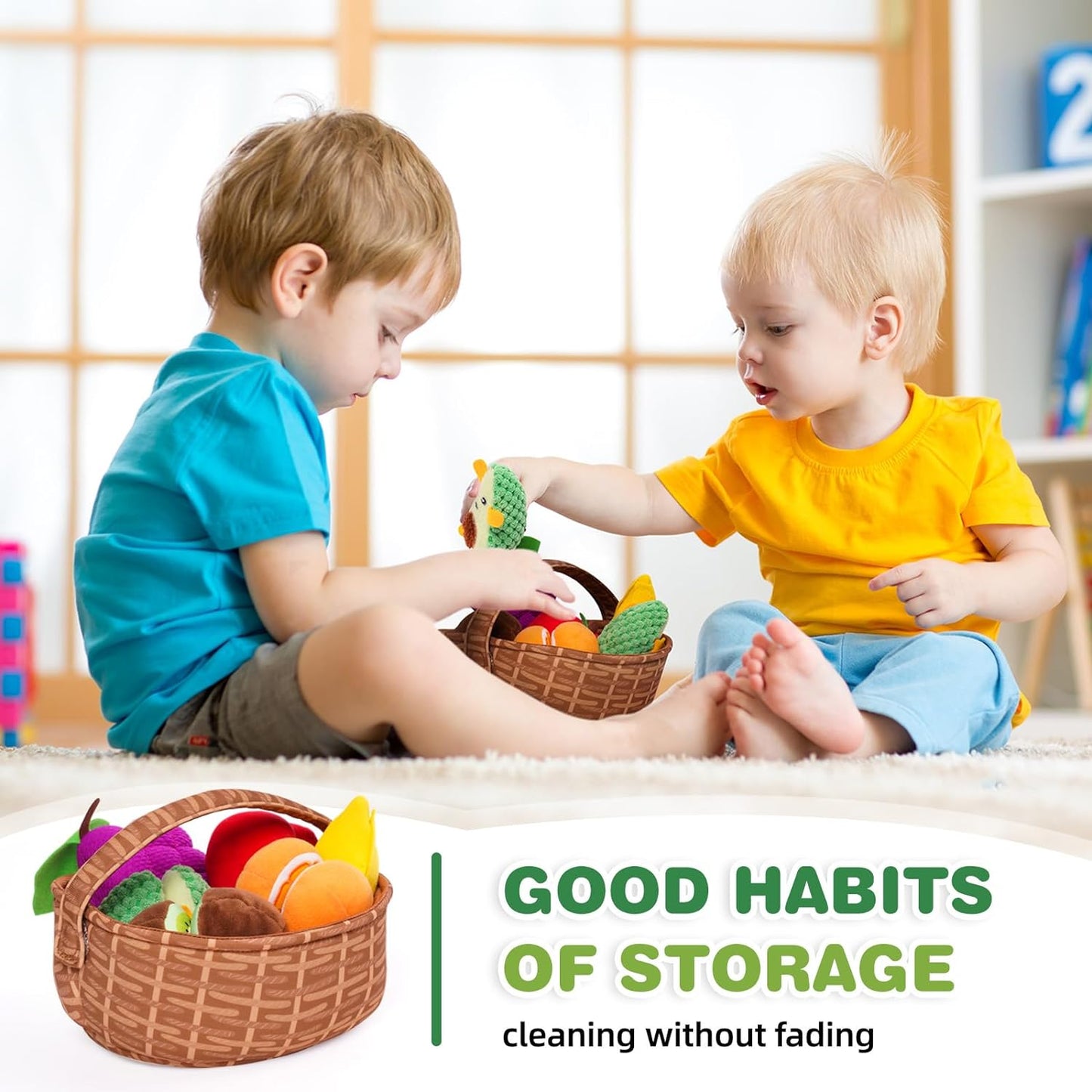 My Veggie & Fruit Basket Soft Toy 我的蔬菜和水果籃