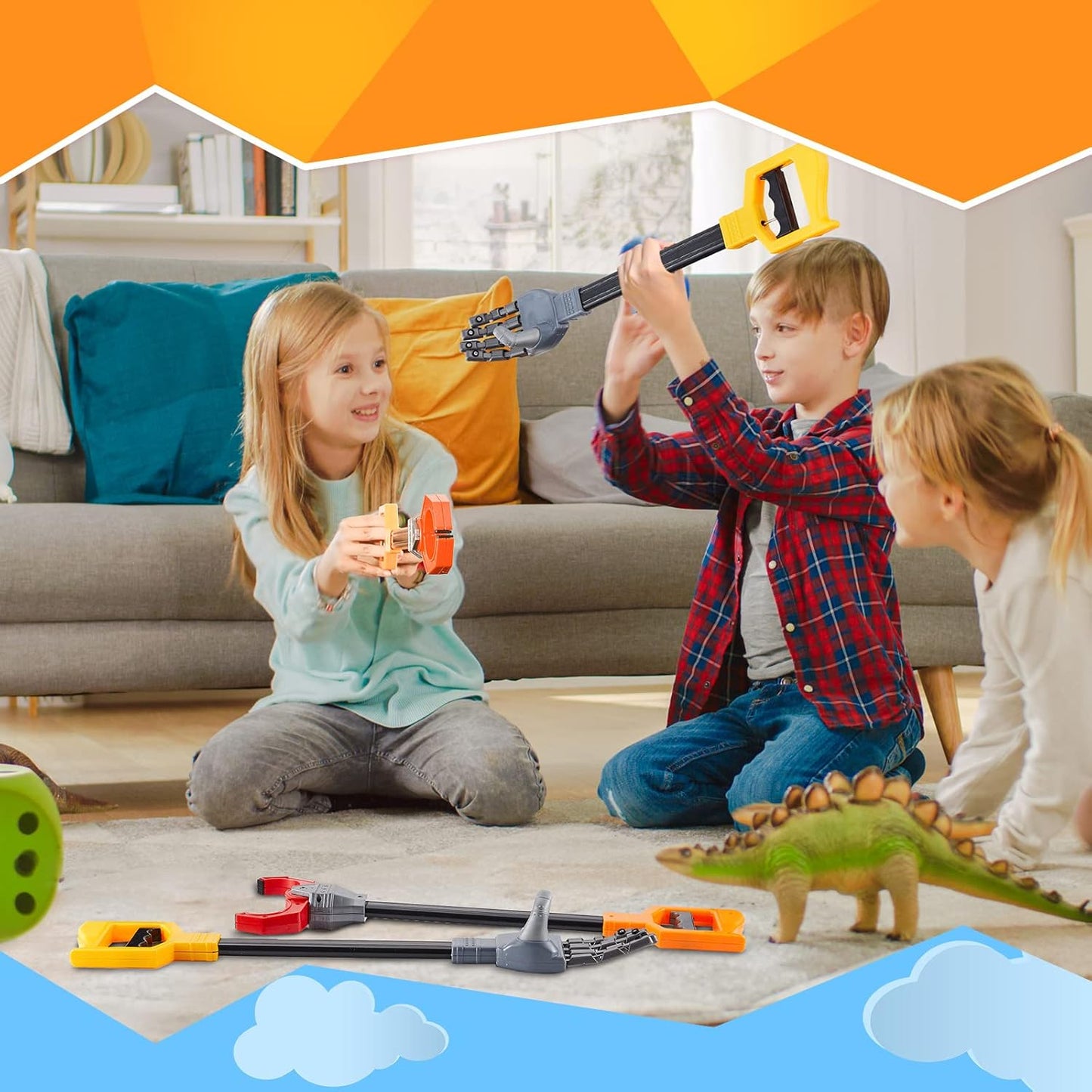 Interactive Grabber Claw Robot Arm Pack Reacher Pickup Tool 互動式抓取爪機器人手臂套裝