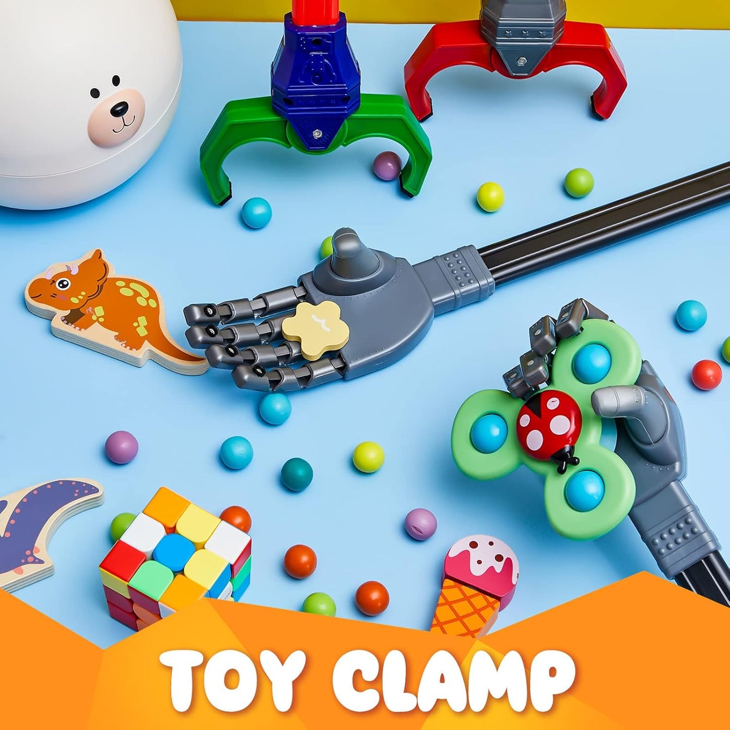 Interactive Grabber Claw Robot Arm Pack Reacher Pickup Tool 互動式抓取爪機器人手臂套裝