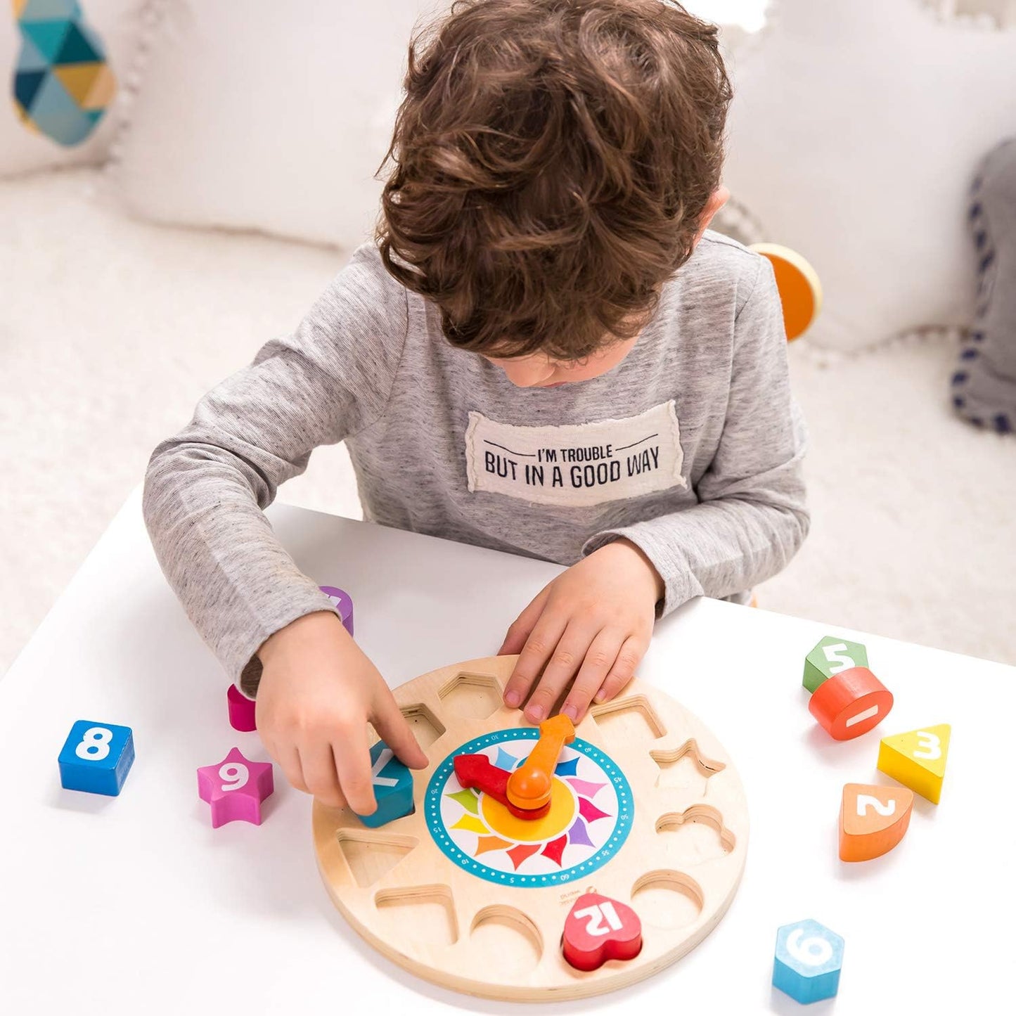 Classic World Tic-tac Color Shape Sorting Clock 顏色形狀排序時鐘