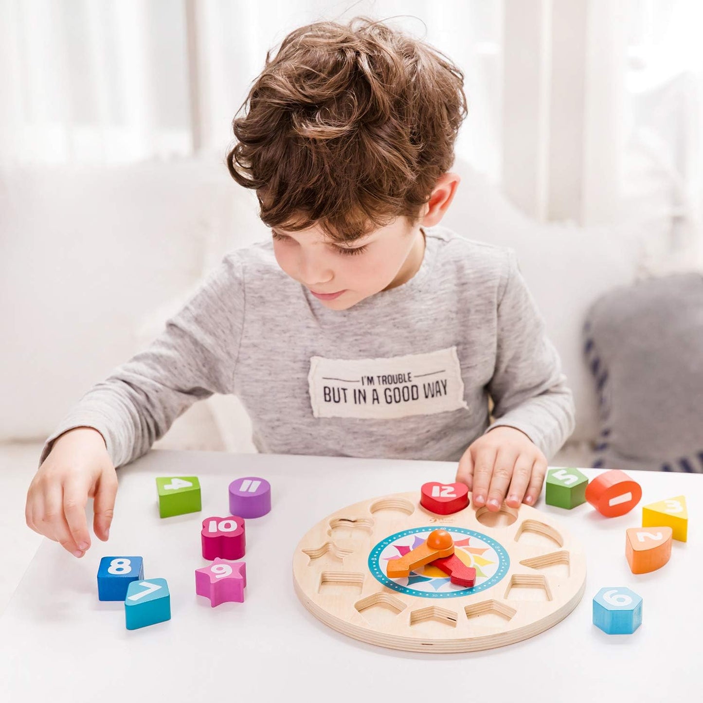 Classic World Tic-tac Color Shape Sorting Clock 顏色形狀排序時鐘
