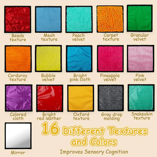 Kindermatic Sensory Mat set of 16個套裝 正方型感官觸覺軟墊