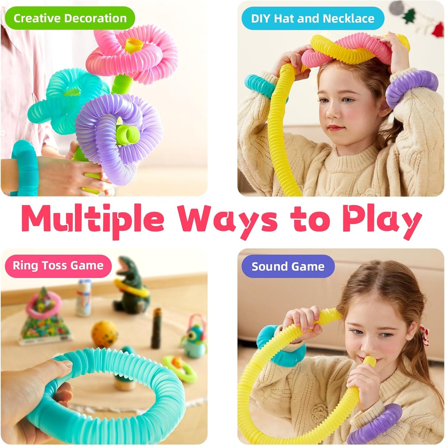 Mideer Glow Pop Tube Pull and Stretch Toys 減壓拉扭管