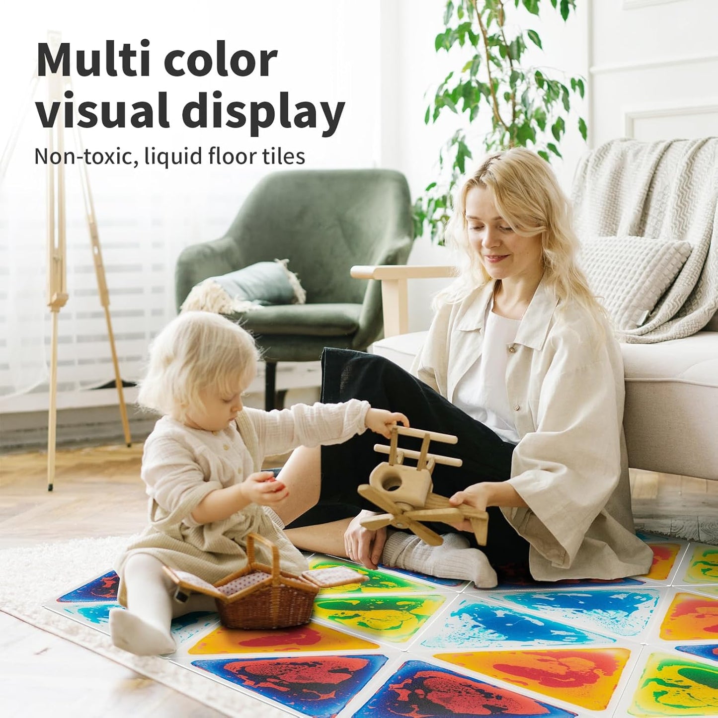 Kindermatic Triangle Liquid Sensory Floor Tiles 三角液體感官地墊