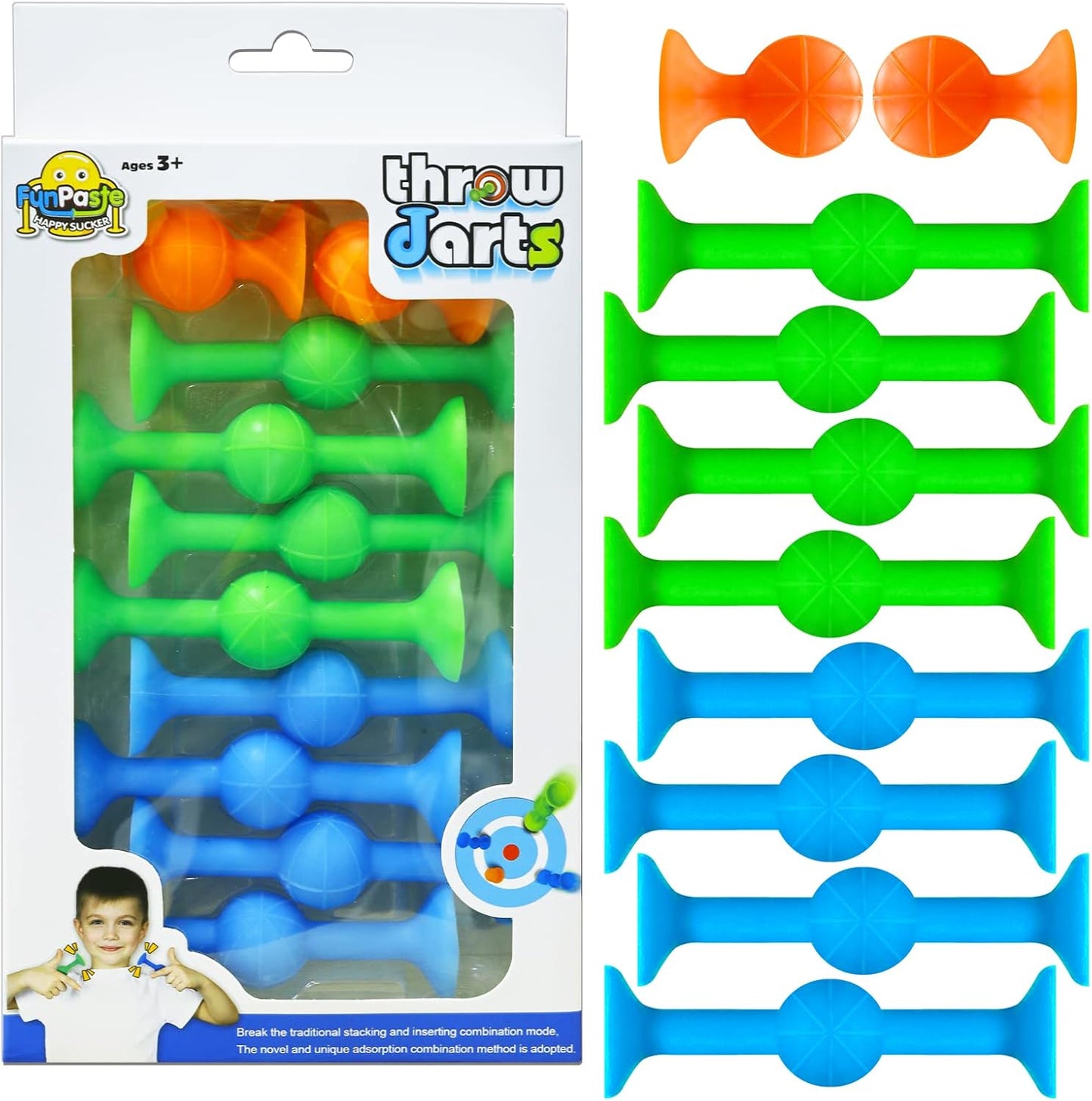 Sensory Fidget Fine Motor Sucker Set of 10個 感官觸覺精細動作訓練吸盤玩具套裝