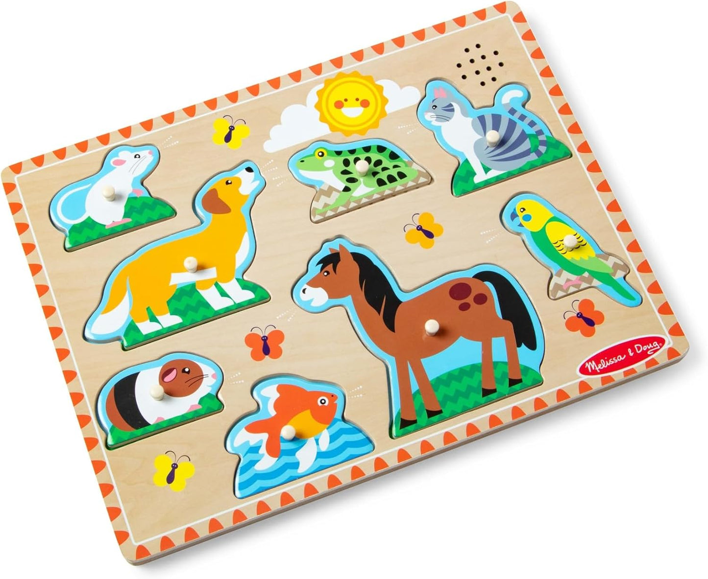 Melissa & Doug Zoo Pet Sound Puzzle - 8 Pieces