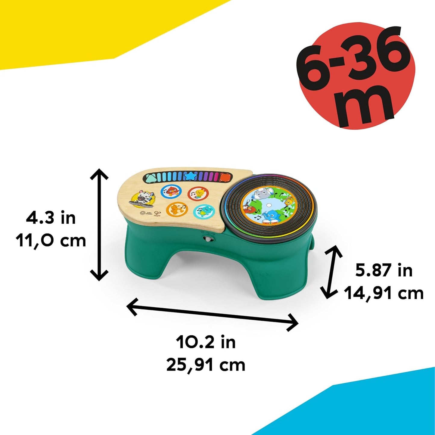 Hape DJ Discovery Musical Toy Turntable 動感DJ音樂台