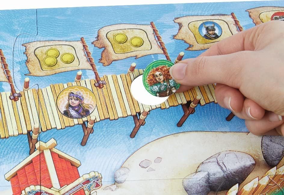 HABA Valley of the Vikings Dexterity Tactics Game 維京人的山谷戰略戰術遊戲