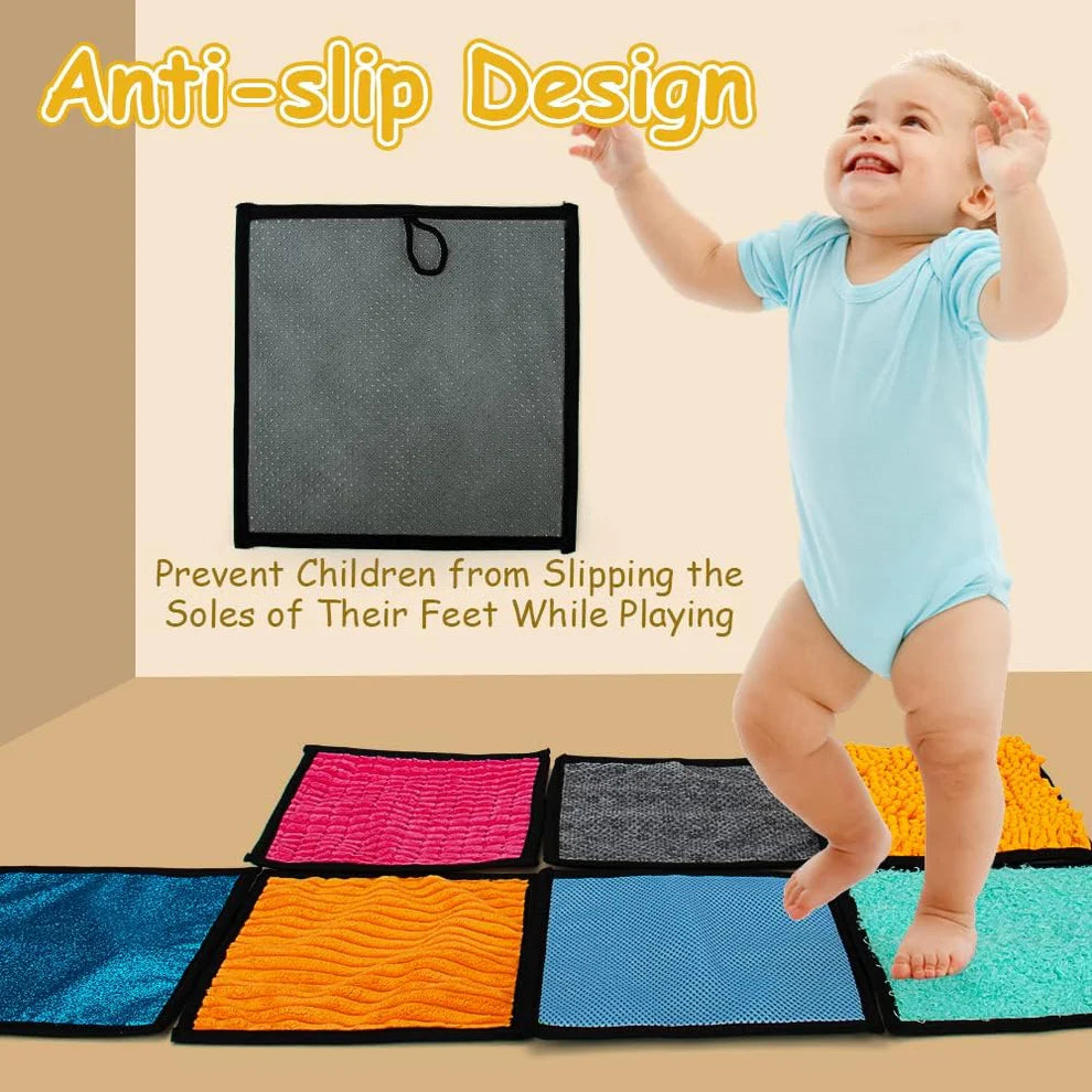 Kindermatic Sensory Mat set of 16個套裝 正方型感官觸覺軟墊