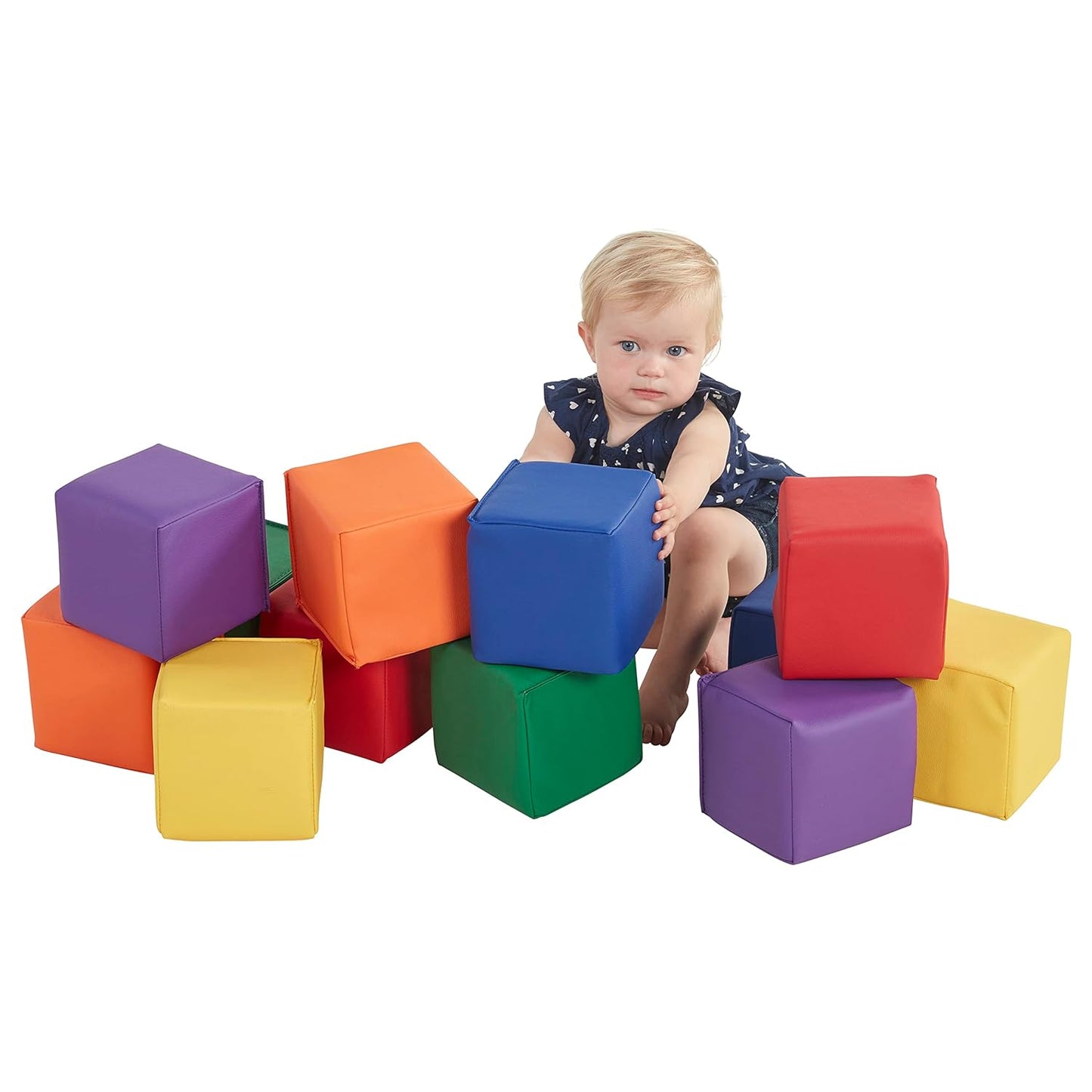 Softzone Patchwork Toddler Building Blocks 幼兒立方軟體積木