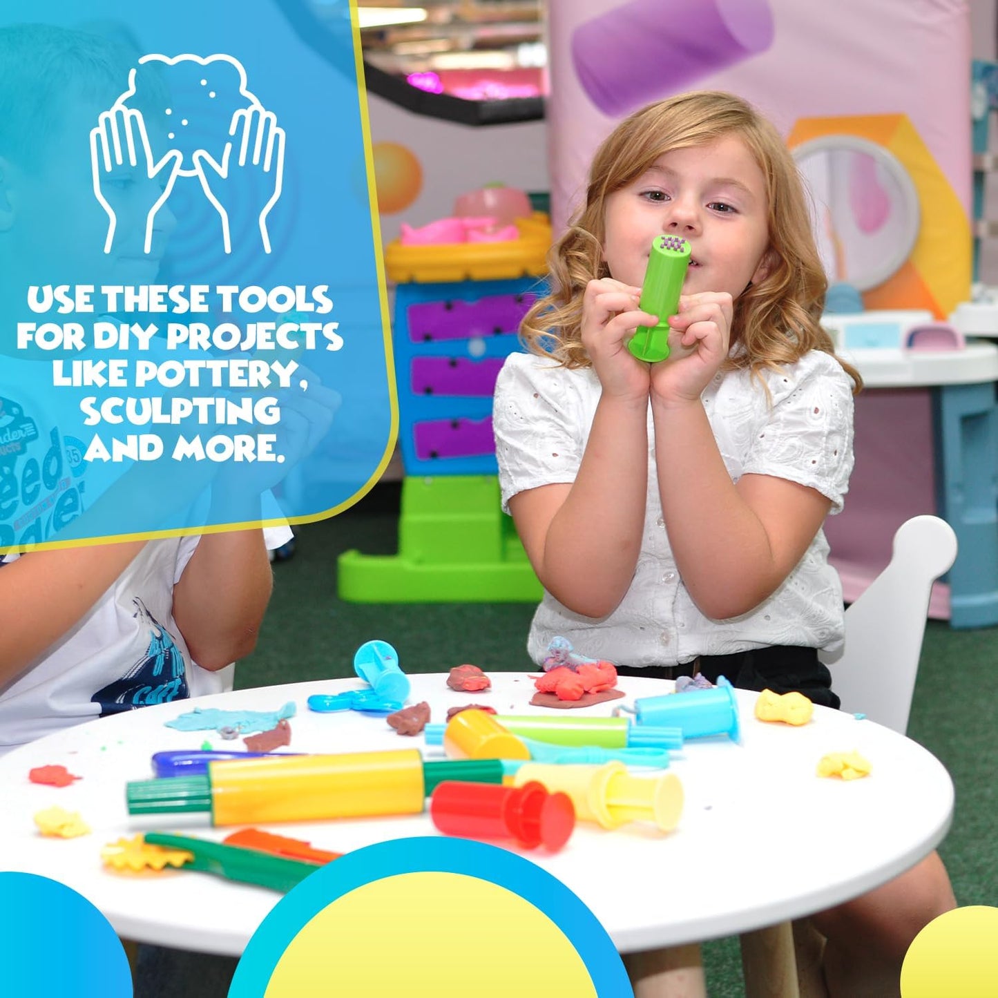 Dough Play Tools Assorted Color 泥膠工具學前幼兒套裝 顏色隨機