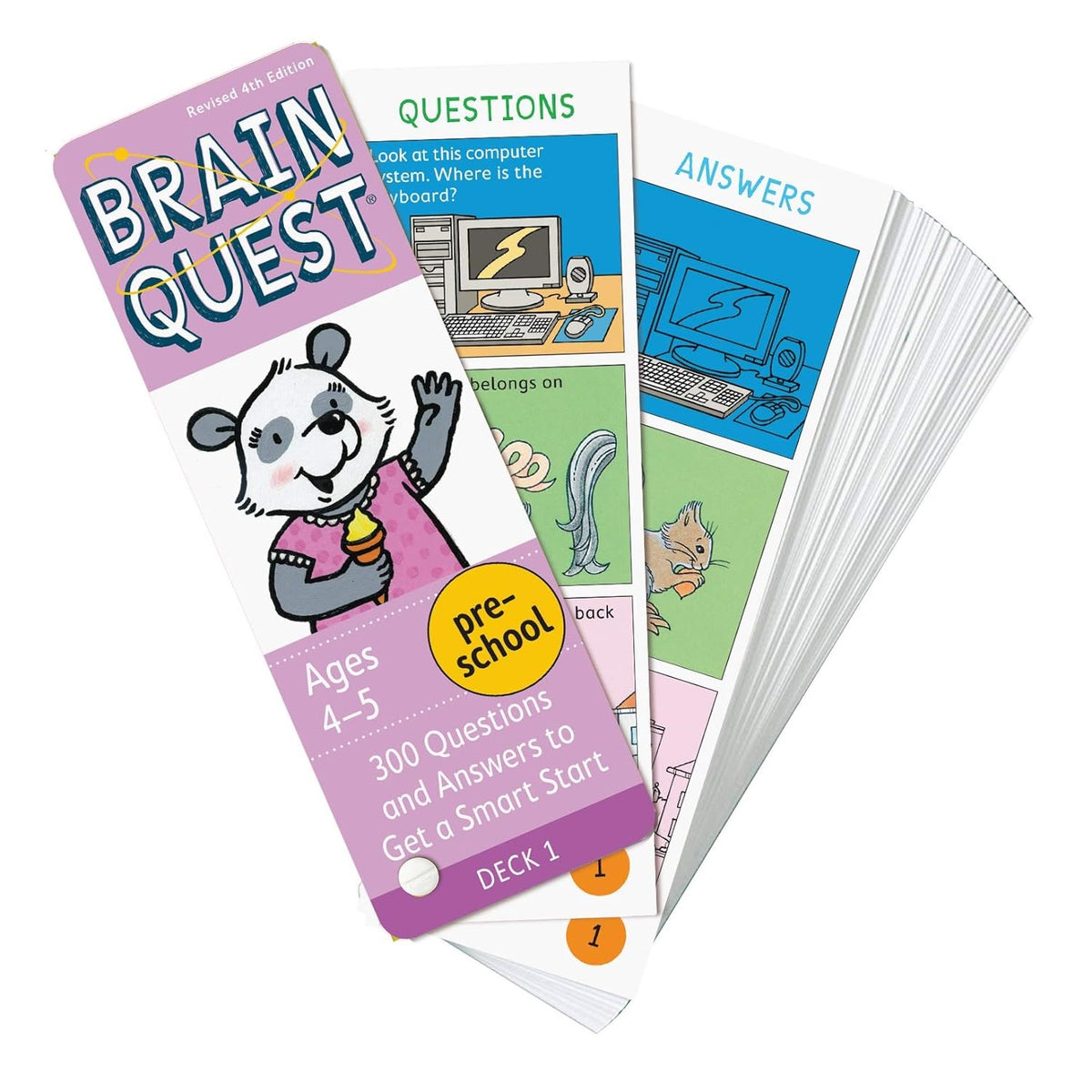 Brain Quest Riddles Brain Quest Preschool Q&A Cards: 300 Questions and Answers to Get a Sm ...