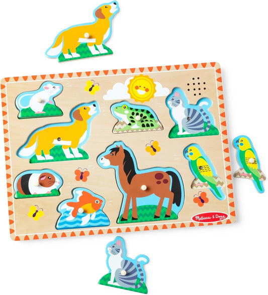 Melissa & Doug Zoo Pet Sound Puzzle - 8 Pieces