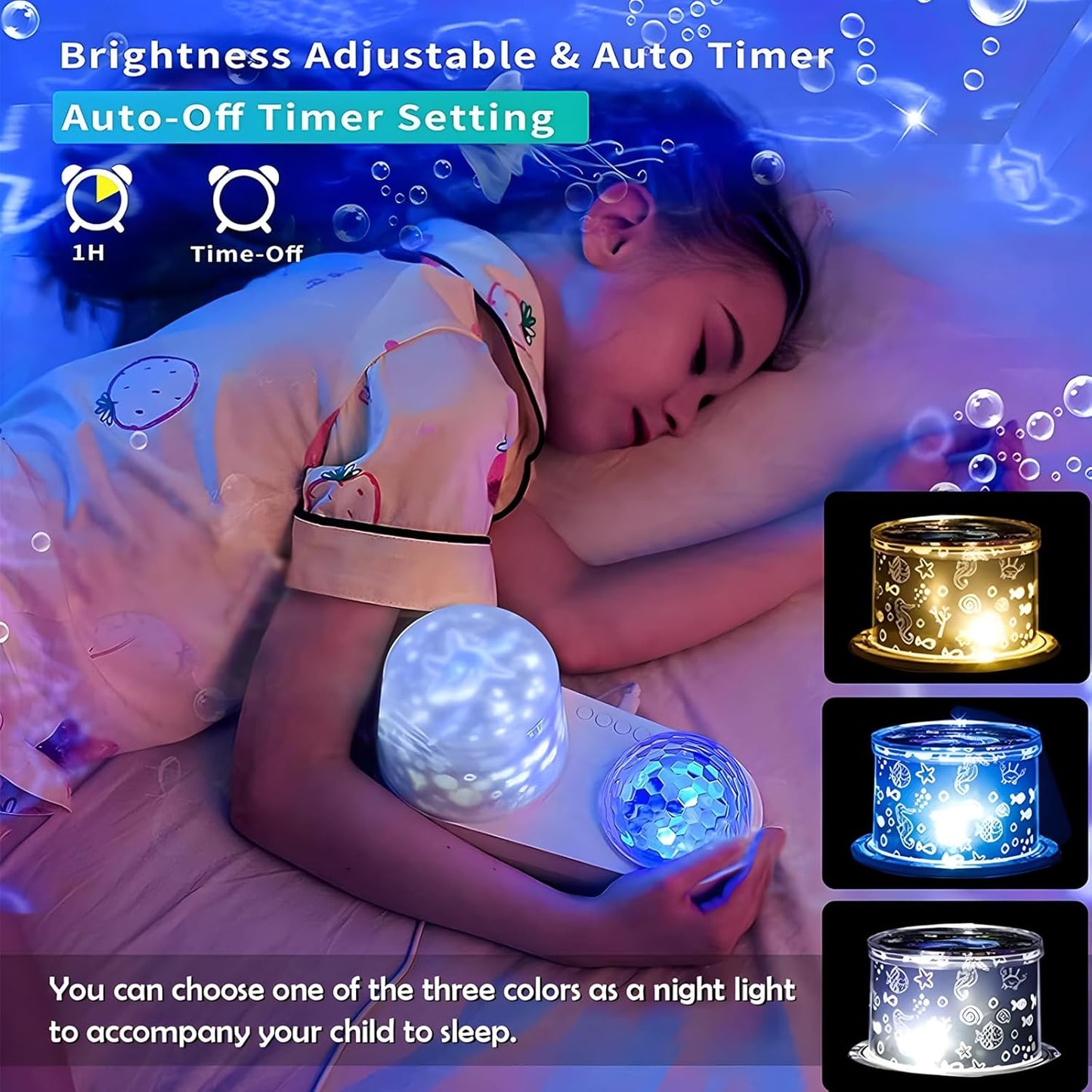Kindermatic Ocean Lamp Projector for Kids 兒童海洋投影燈