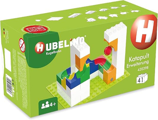 Hubelino Marble Run Catapult 41 Pcs Set