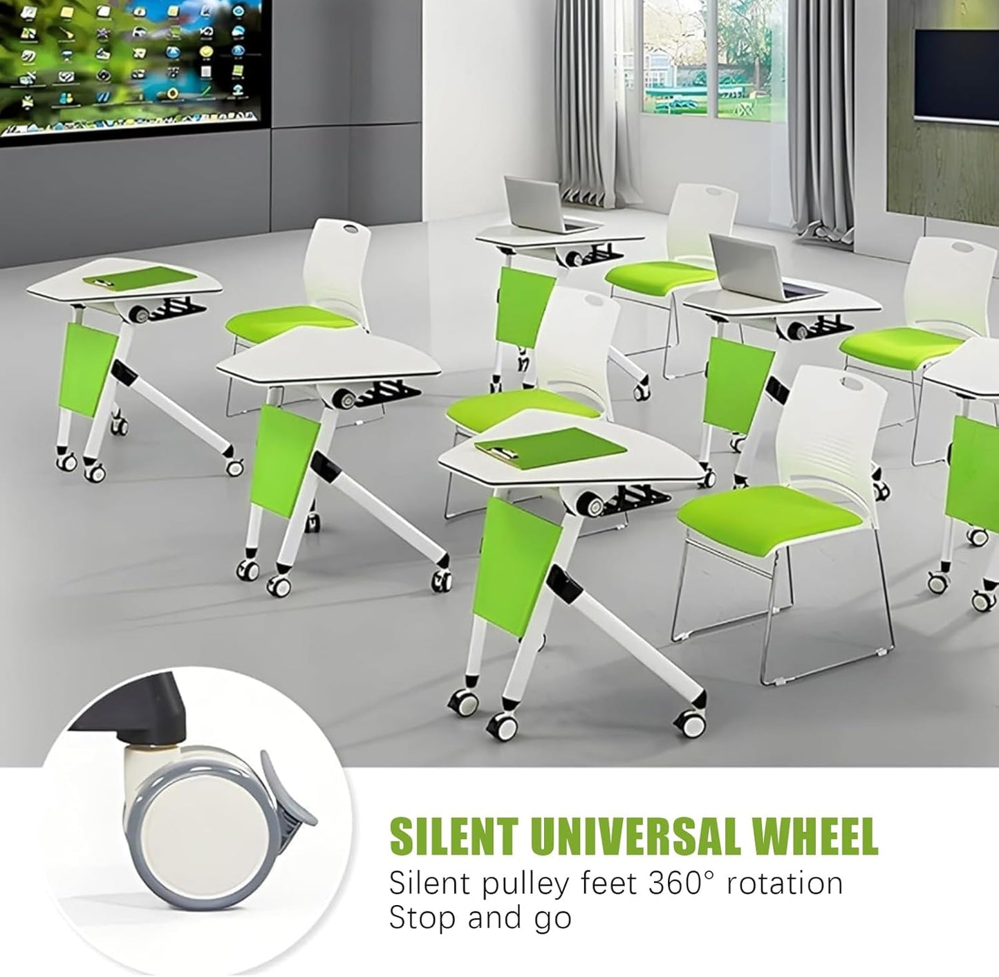 `Kindermatic KT019 SmartClass Flip Top Table 智慧課室拼接組合桌子