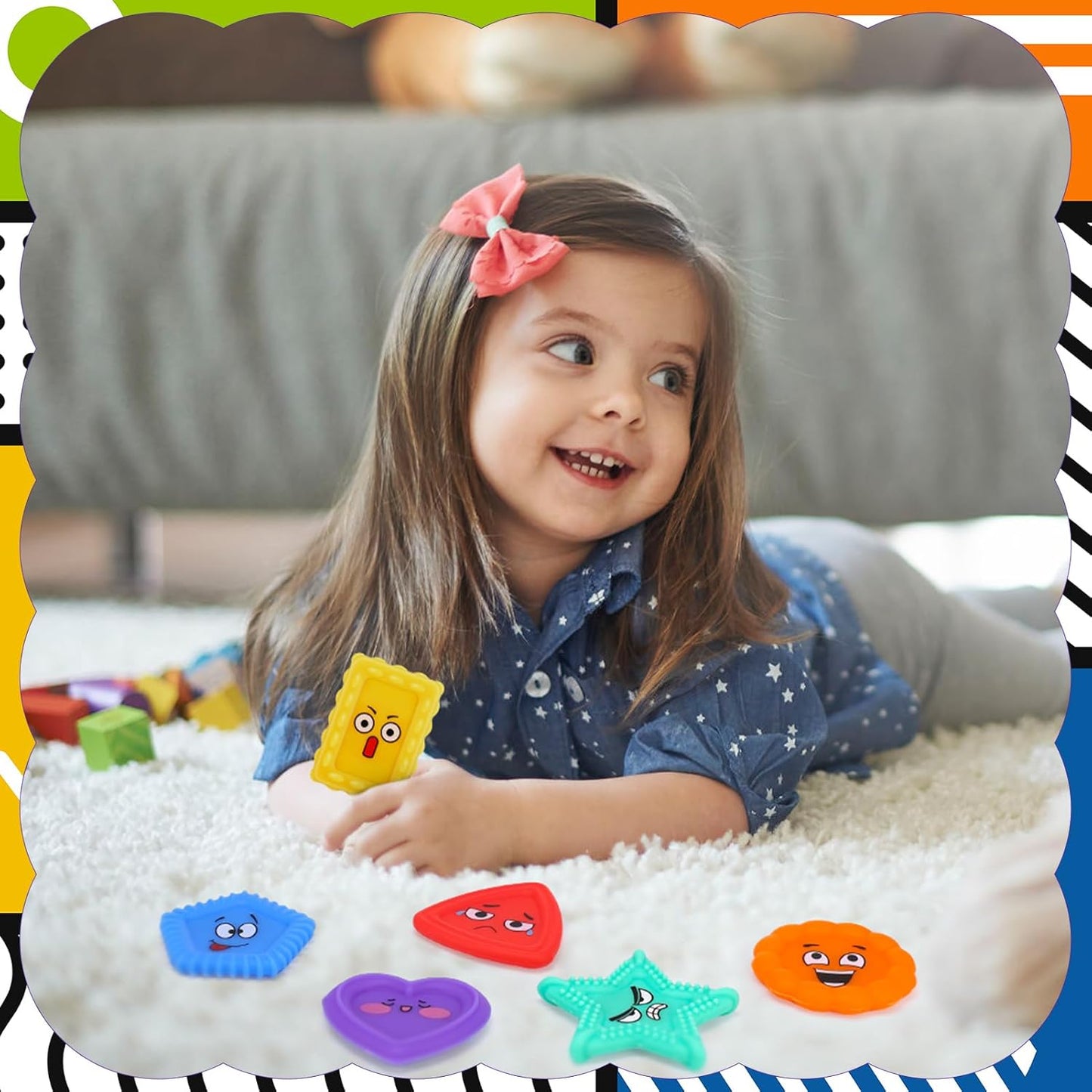 Fidget Squishy Sensory Toys - Emotion Set of 6件感官質感減壓玩具套裝 - 表情款