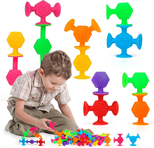 Sensory Fidget Fine Motor Suction Cup Toy Set of 12個 感官觸覺精細動作訓練吸盤玩具套裝