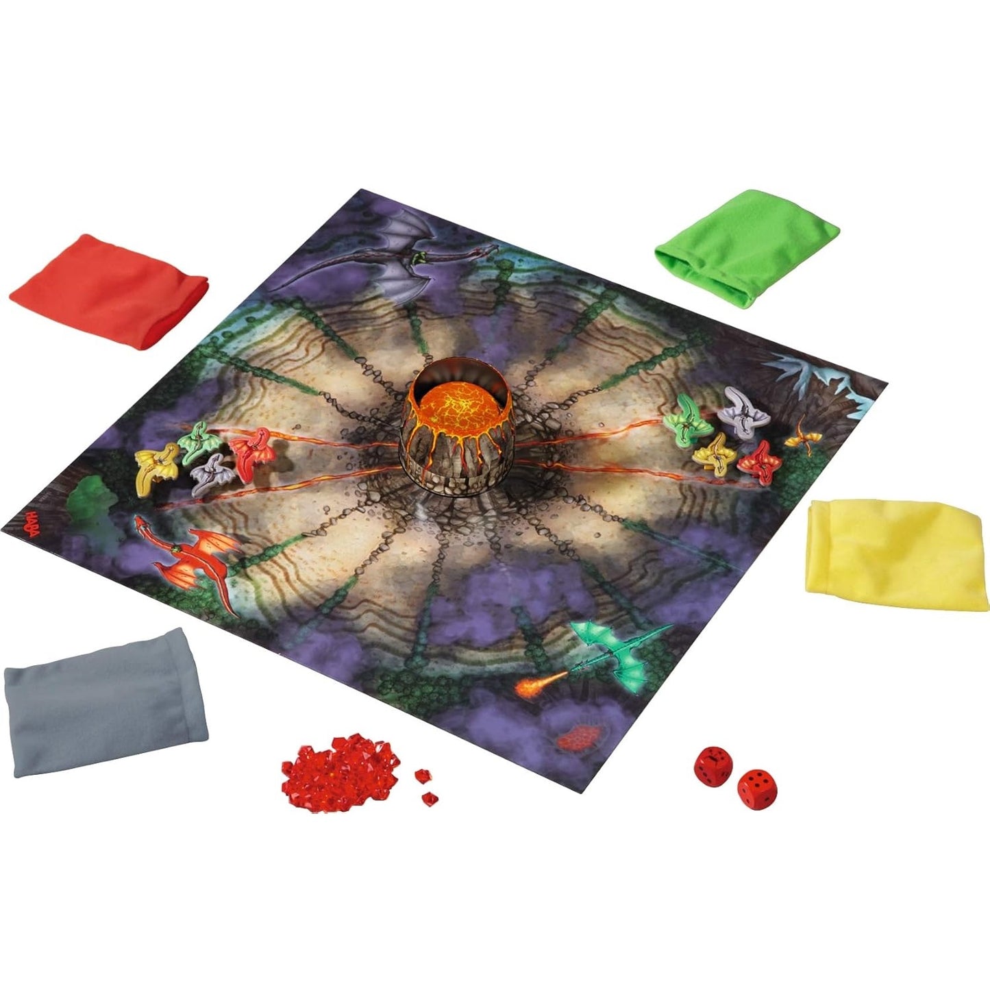 Haba 7124 Fire Dragon Strategic Board Game 火龍奪寶 策略遊戲