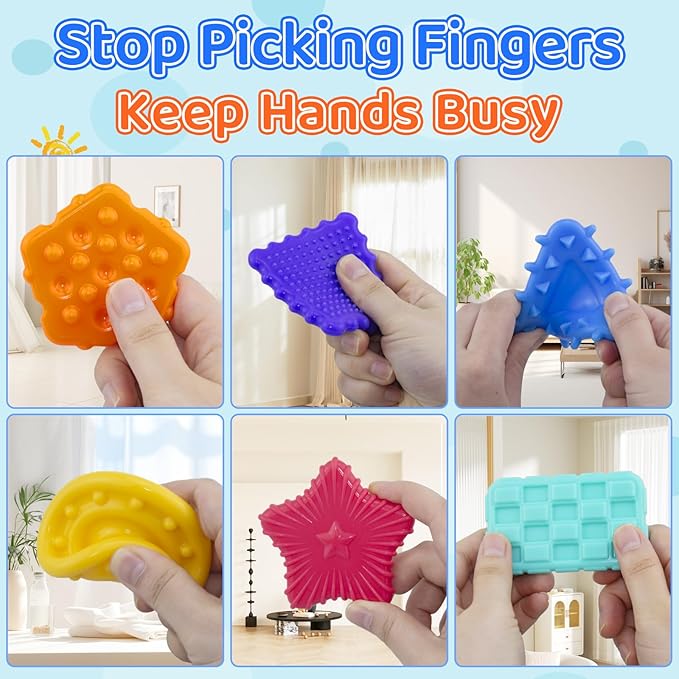 Sensory Squishy Shape Set of 6 感官紋理形狀6個套裝