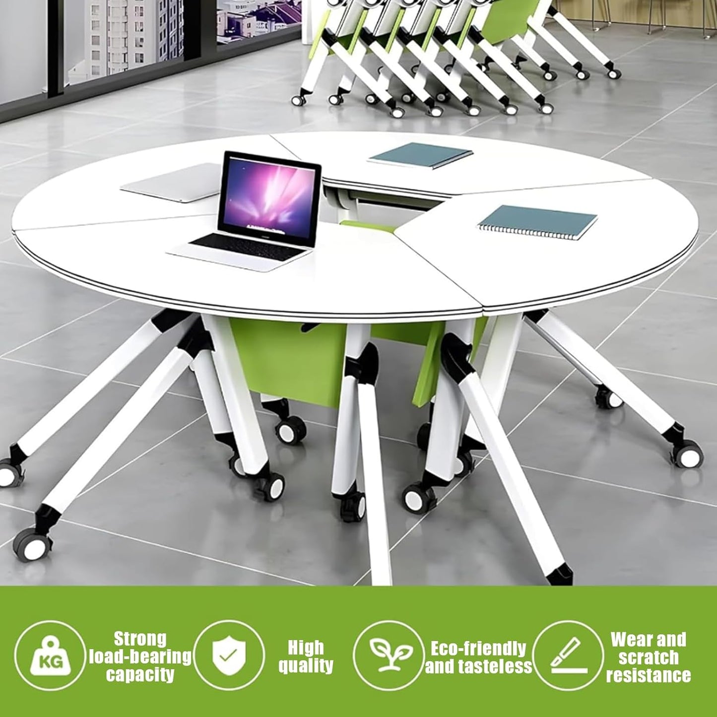 `Kindermatic KT019 SmartClass Flip Top Table 智慧課室拼接組合桌子