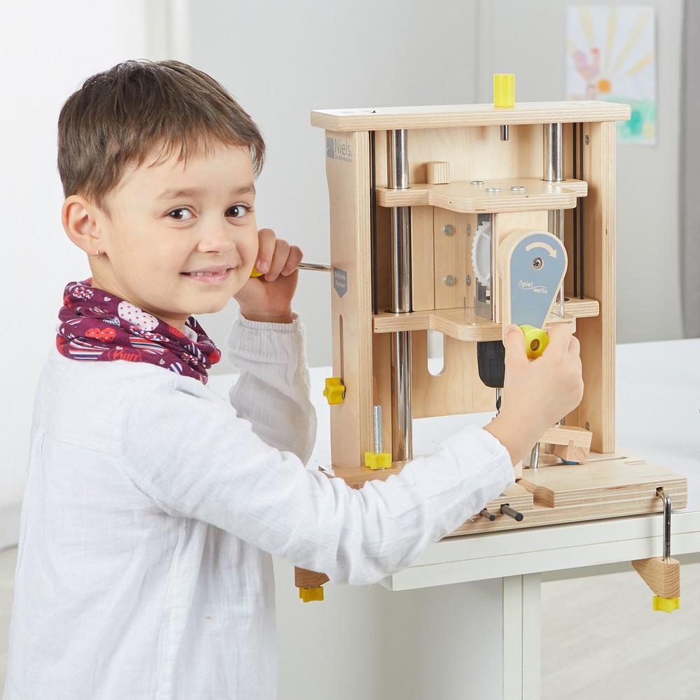 Spielwelle STEM Junior Driling Machine 幼兒科探鑽孔機 ( Niels. Die Bohrmaschine )