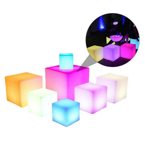 Kindermatic Colour Changing Sensory Activity Cube Waterproof 防水轉動轉色發光遊戲立方