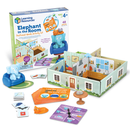 Learning Resources Elephant in The Room Positional Word Activity Set