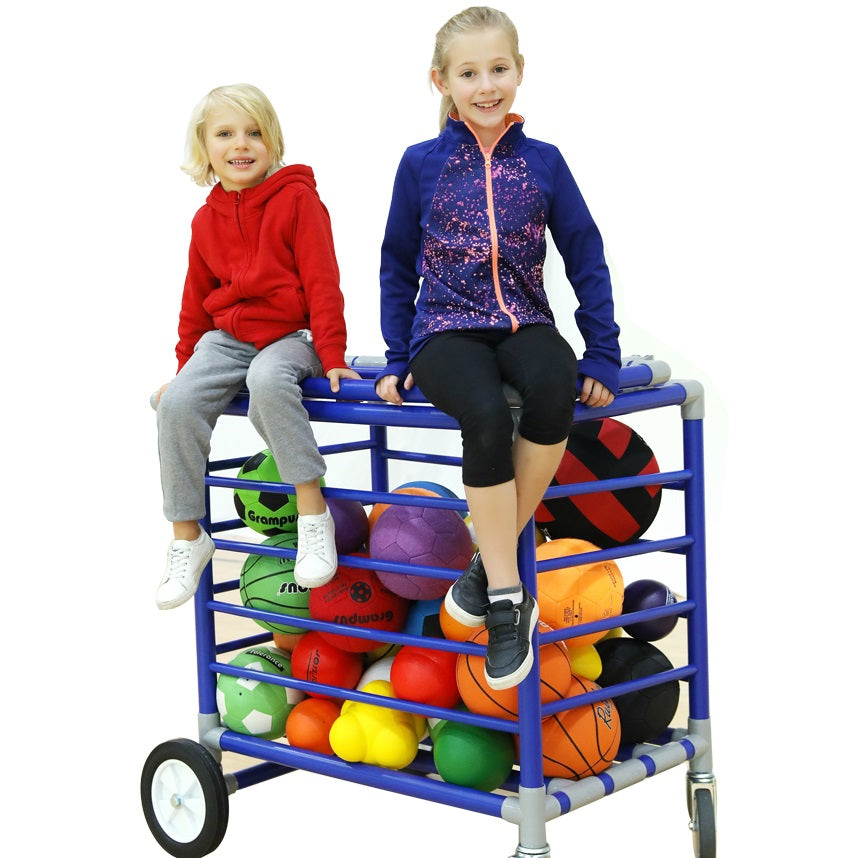 Ball Carts with Gas Damper Lid 阻尼壓力緩衝蓋 運動器材 收納車