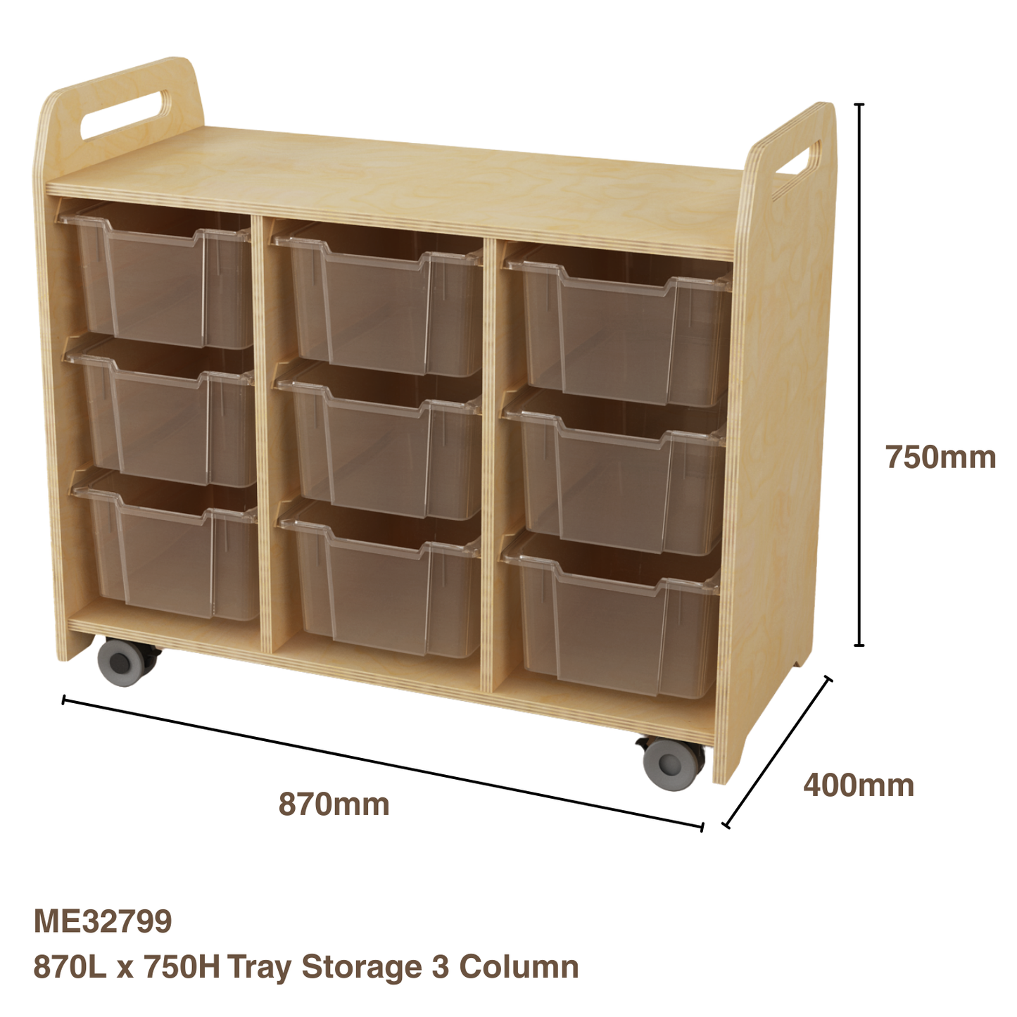 Masterkidz Mobile Tray Storage System 可移動託盤收納系統 可自由選購收納盤
