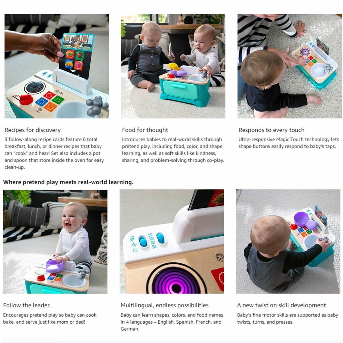 Hape Baby Einstein Magic Touch Kitchen 魔法觸控烹飪玩具 – MY SCHOOL BUS
