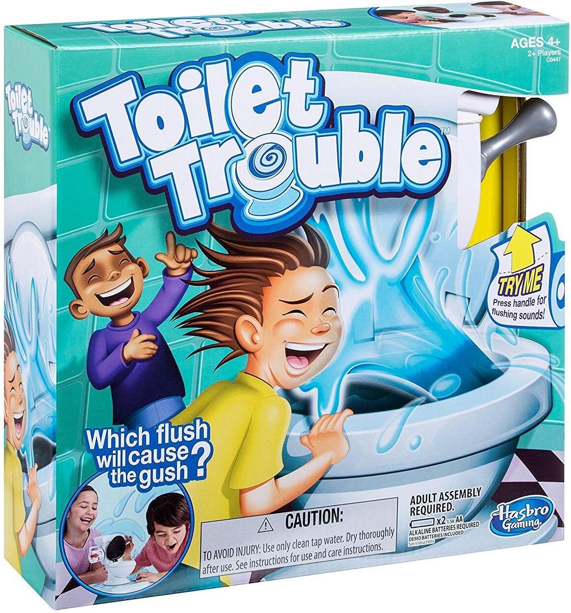 Hasbro Games Toilet Trouble Game 馬桶沖水大冒險桌遊