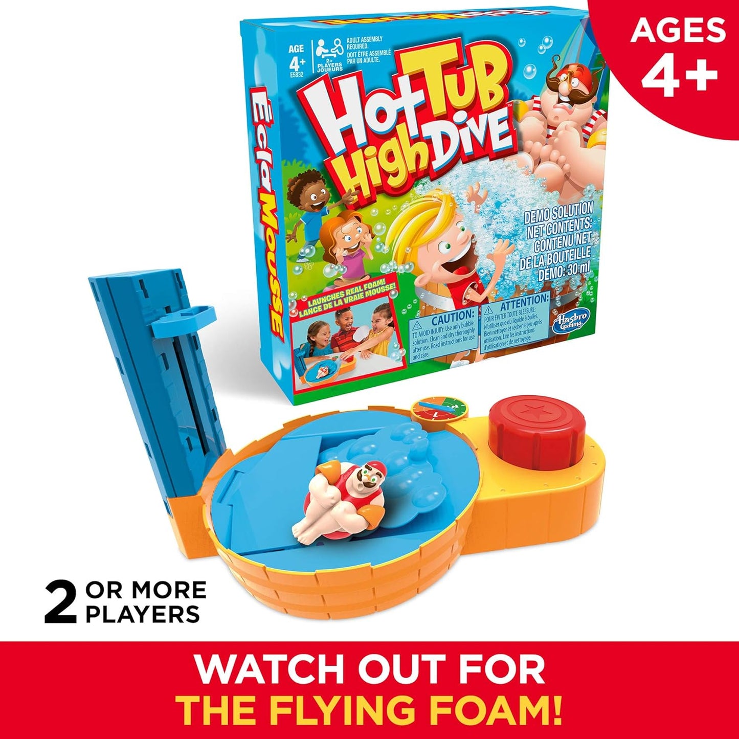 Hasbro Gaming Hot Tub High Dive Game 高台跳泡泡浴桌遊