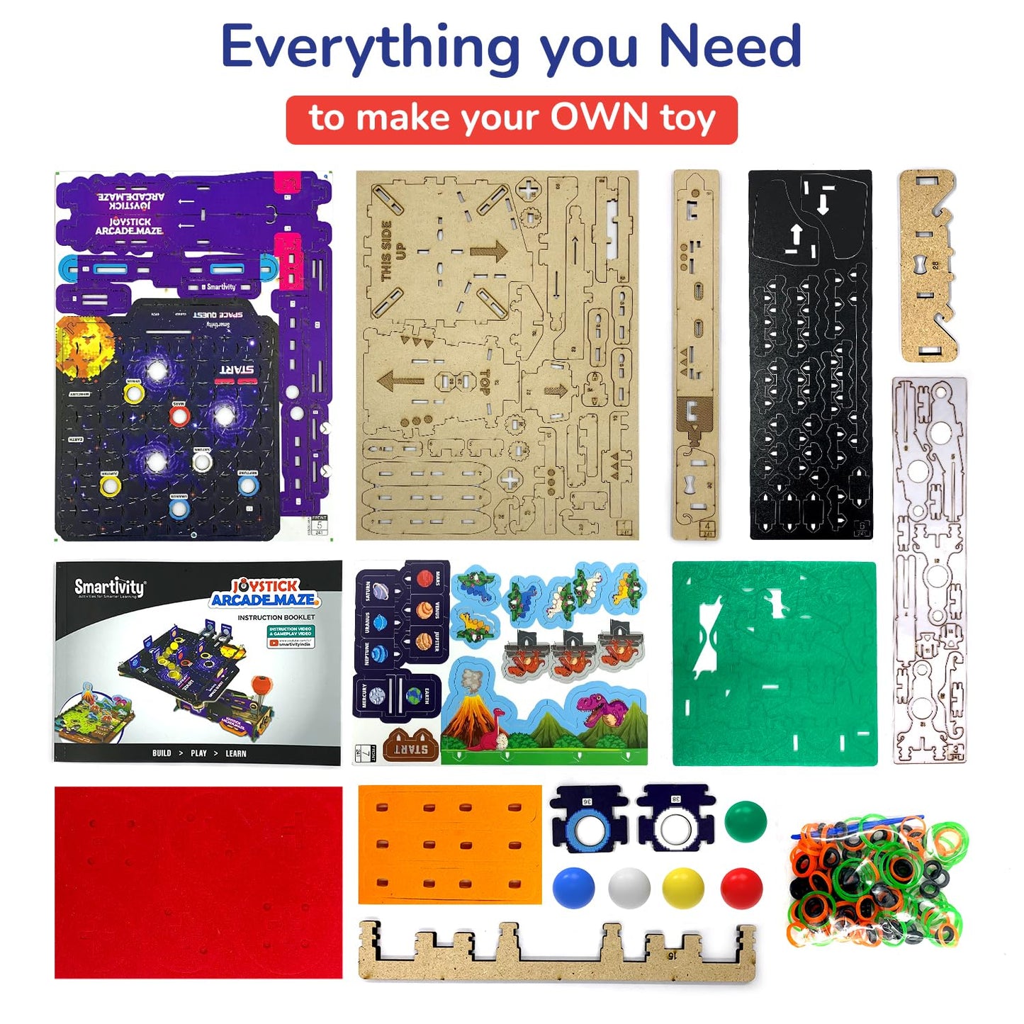 Smartivity Joystick Arcade Maze STEM Educational DIY Science Toys 動手砌 控制桿平衡迷宮